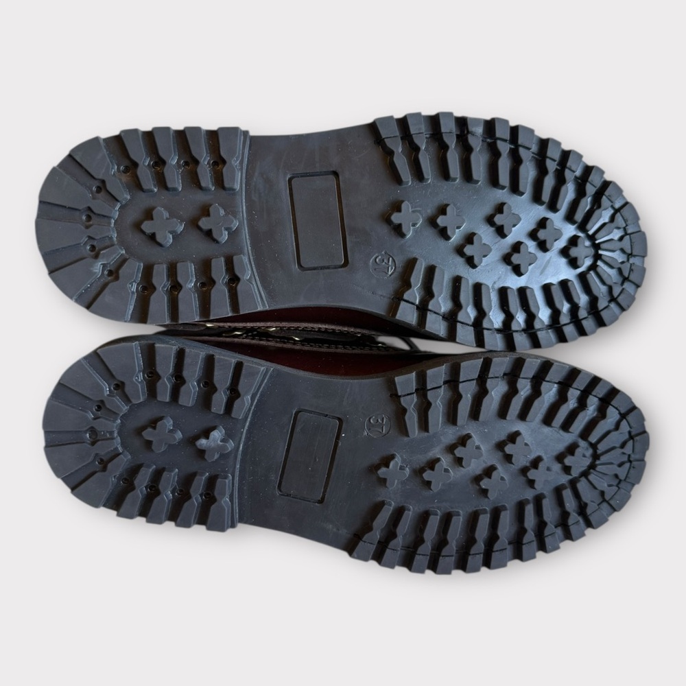 New! Maeve Cow Print Lug Sole Boat Shoes Sz 37 (US 5.5-6) - Picture 6 of 9